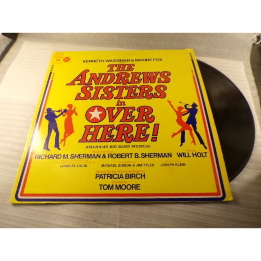 The Andrews Sisters Over Here! Broadway Musical Vinyl LP 1974 Columbia KS 32961